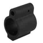 a black plastic muzzle for a rifle