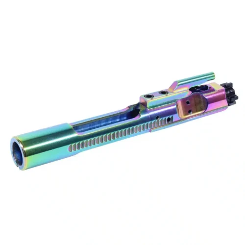 AR-15 BOLT CARRIER GROUP MIL-SPEC BCG (GLOSS RAINBOW PVD COATED)