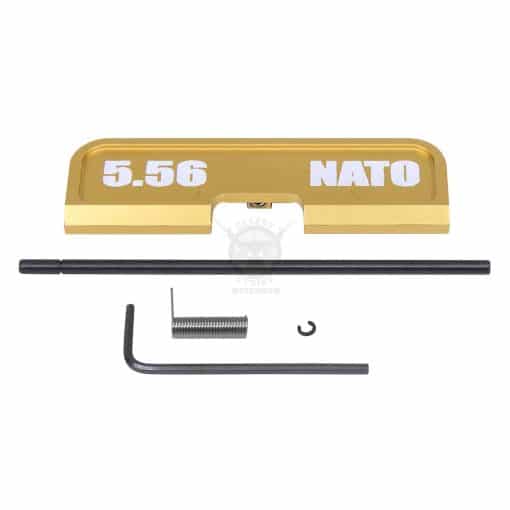 AR-15 EJECTION PORT DUST COVER ASSEMBLY (GEN 3) (W/ LASERED 5.56 NATO)(ANODIZED GOLD)