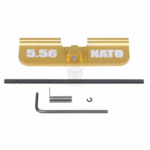 AR-15 EJECTION PORT DUST COVER ASSEMBLY (GEN 3) (W/ LASERED 5.56 NATO)(ANODIZED GOLD)