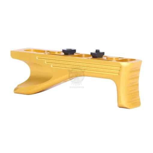 ALUMINUM ANGLED GRIP FOR M-LOK SYSTEM GEN 2 ANODIZED GOLD