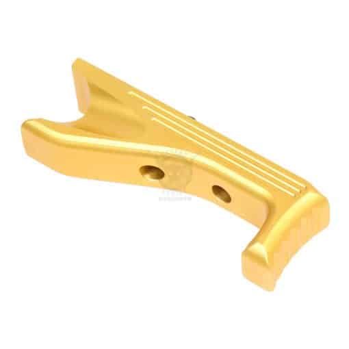 ALUMINUM ANGLED GRIP FOR M-LOK SYSTEM GEN 2 ANODIZED GOLD