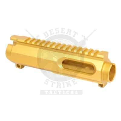 AR-15 9MM DEDICATED STRIPPED BILLET UPPER RECEIVER ANODIZED GOLD