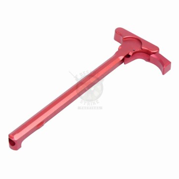 AR-15 CHARGING HANDLE WITH GEN 5 LATCH ANODIZED RED