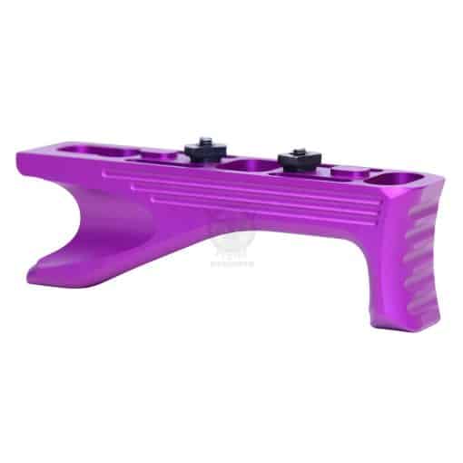 ALUMINUM ANGLED GRIP FOR M-LOK SYSTEM GEN 2 ANODIZED PURPLE