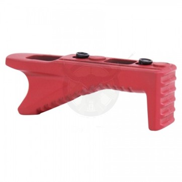 ANGLED ALUMINUM GRIP FOR KEYMOD SYSTEM (RED)