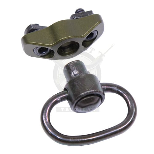 GEN 2QD SWIVEL WITH ADAPTER FOR M-LOK SYSTEM ANODIZED GREEN