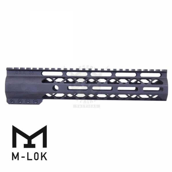 10″ AIR-LOK SERIES M-LOK COMPRESSION FREE FLOAT HANDGUARD WITH MONOLITHIC TOP RAIL