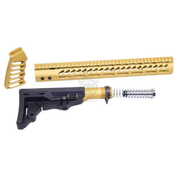 AR-15 ULTRALIGHT FURNITURE SET GOLD