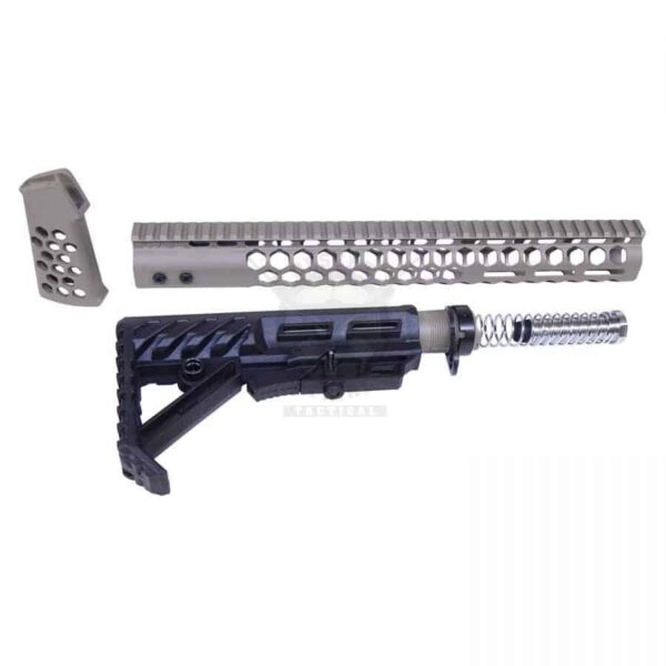 AR-15 “HONEYCOMB” SERIES COMPLETE FURNITURE SET GEN 2 FDE
