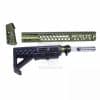 AR-15 “HONEYCOMB” SERIES COMPLETE FURNITURE SET GEN 2 ANODIZED GREEN