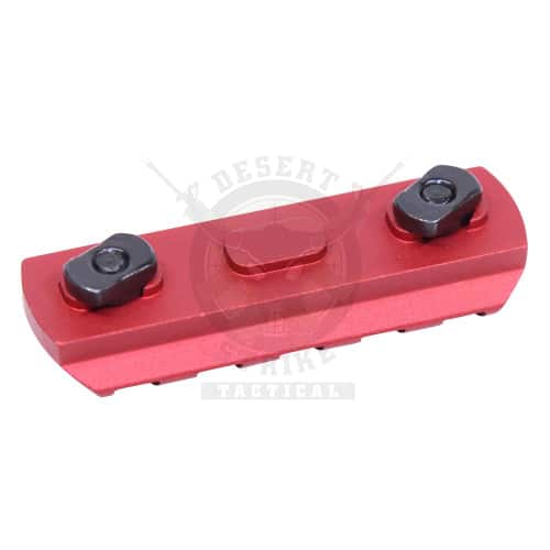 2.25" REMOVABLE M-LOK ACCESSORY RAIL ANODIZED RED