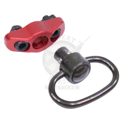 GEN 2QD SWIVEL WITH ADAPTER FOR M-LOK SYSTEM ANODIZED RED