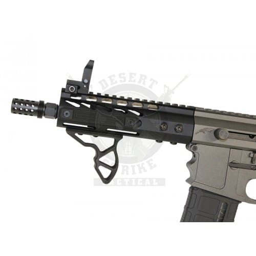AR-15 MUZZLE COMP WITH QD BLAST SHIELD (9mm) (1/2 x 28)