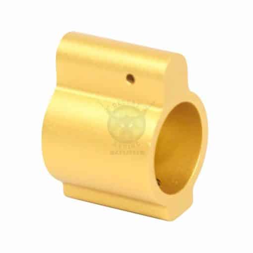 .750 Low Profile Gas Block Gold