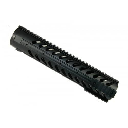 10″ Free Float Handguard With Sectional Side/Bottom Rails