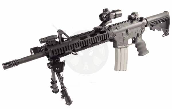 Ar 15 Extended Quad Rail Handguard With Fsp Cutout Carbine Length Drop In Desert Strike Tactical