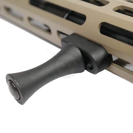 QD HANDSTOP WITH INTERCHANGEABLE QD SWIVEL COMBO KIT FOR M-LOK SYSTEM