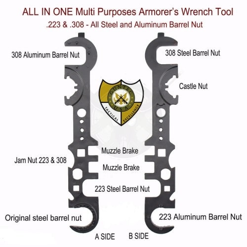 AR15 / AR.308 ARMORER'S COMBINATION WRENCH (GEN 2)