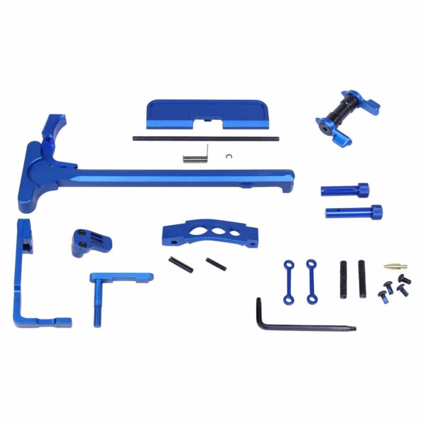 a set of tools and parts for a car