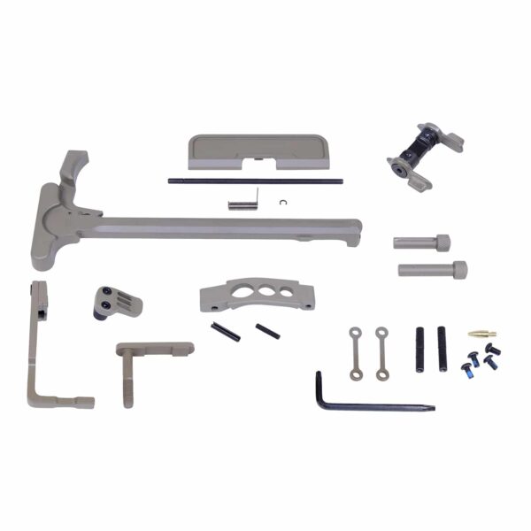 a set of parts for a car on a white background