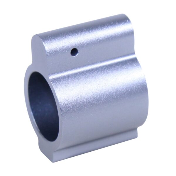 a silver metal object on a white background