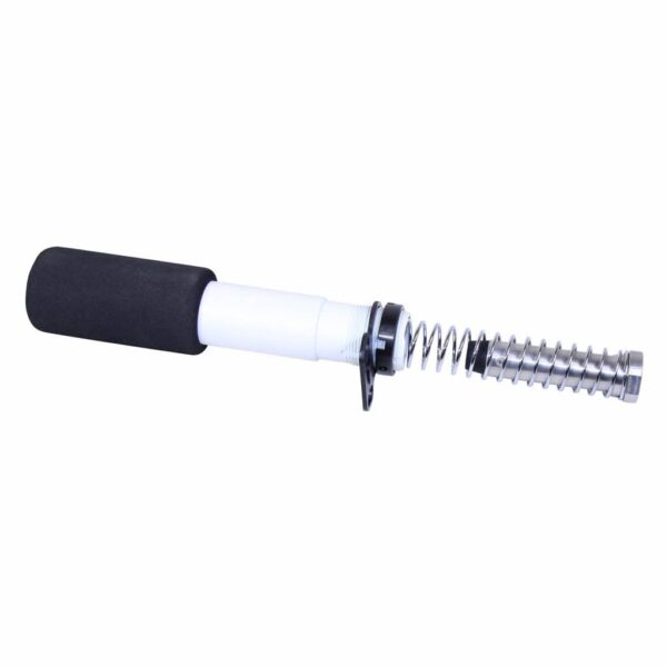 a black and white screwdriver on a white background