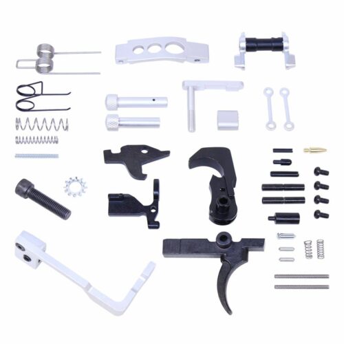 AR-15 ENHANCED LOWER PARTS KIT WITH UPGRADES – MULTIPLE COLORS
