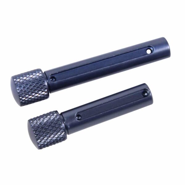 a pair of black grips with a white background
