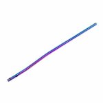 a pair of blue and purple sticks on a white background