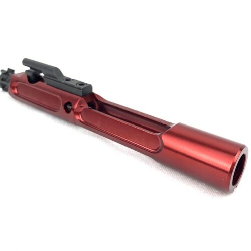 AR-15 .223/5.56 Lightweight Competition Polished Aluminum Bolt Carrier Group – RED
