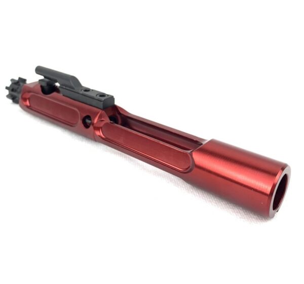 Red bolt carrier group angled image