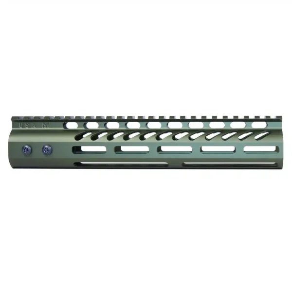 a rifle rail on a white background
