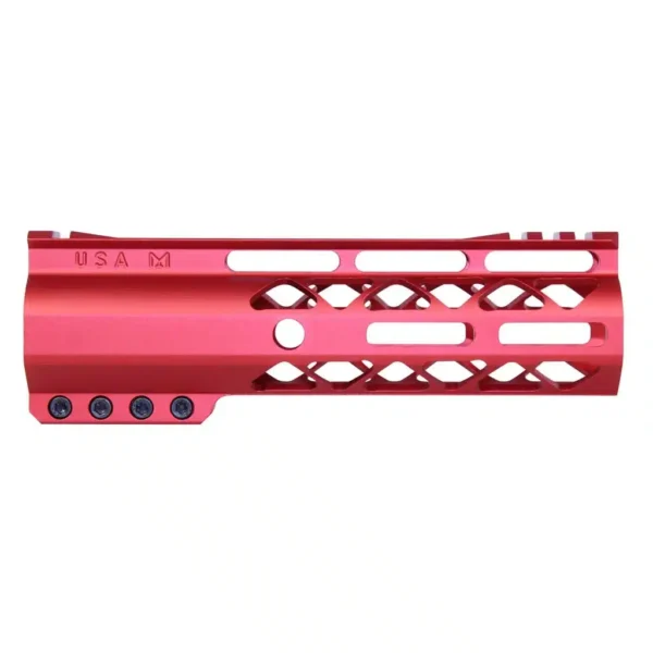 a pink handguard for a rifle on a white background