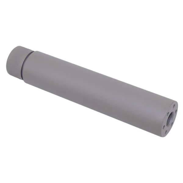 a gray cylinder on a white background