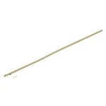 a pair of gold colored metal rods on a white background