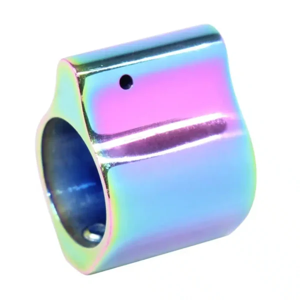 a shiny metal ring with a hole in the middle