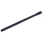 a black plastic tube with a black handle