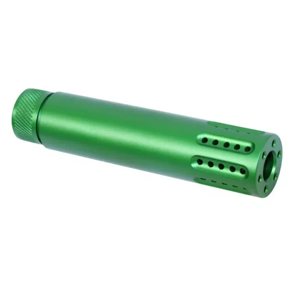 a close up of a green object on a white background