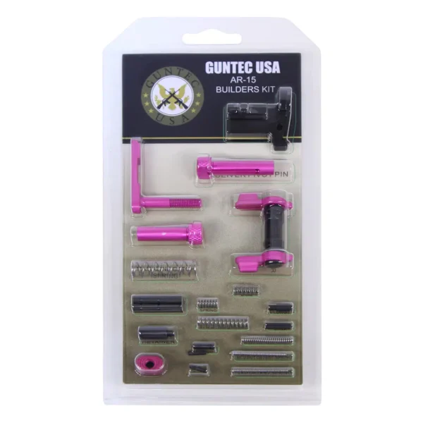 a package of pink and black tools
