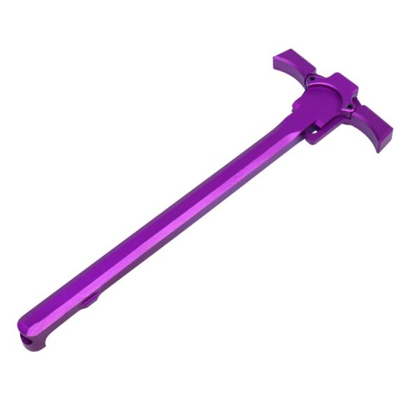 a purple sword is shown on a white background
