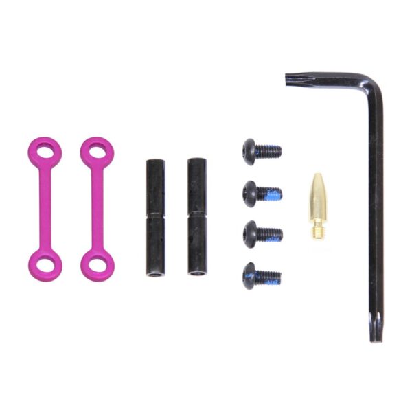 a set of tools and screws on a white background