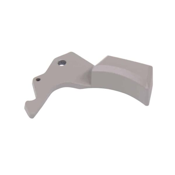 a white plastic object on a white background