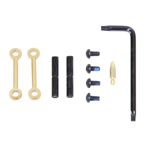 AR-15 COMPLETE ANTI-ROTATION TRIGGER/HAMMER PIN SET – MULTIPLE COLORS – Gold Plated