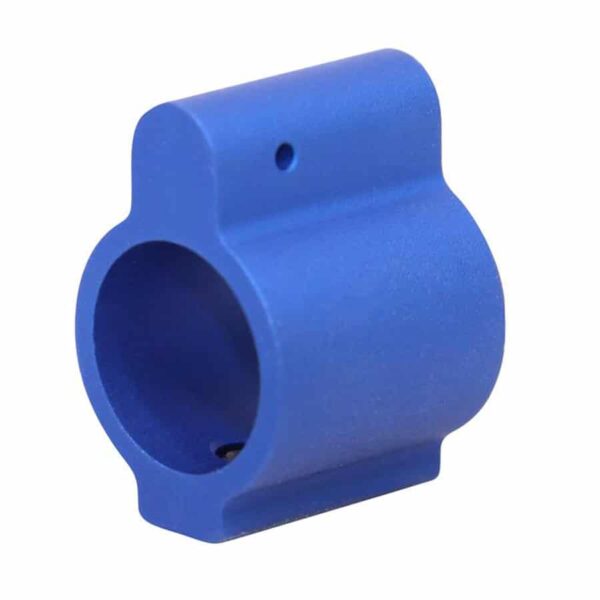 a blue plastic object on a white background
