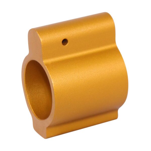 an orange metal object on a white background