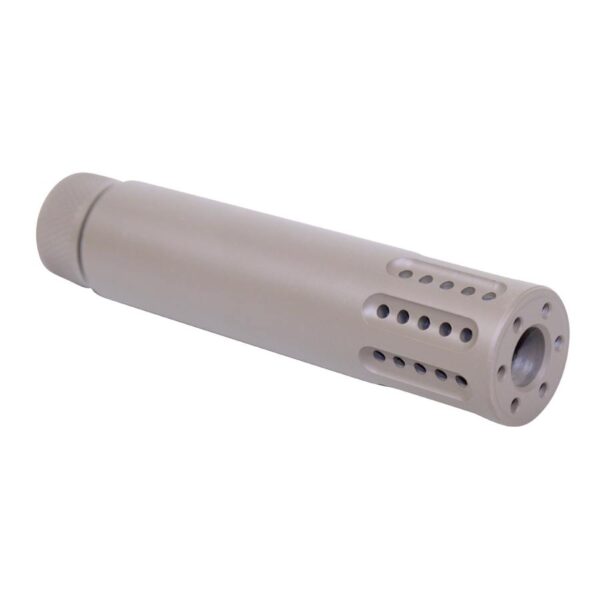 a white cylinder with holes on the side