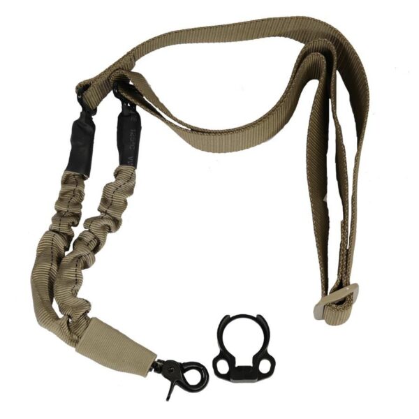a lanyard strap with a carabine hook