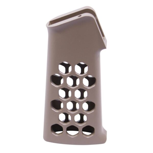 a grater with holes in it on a white background