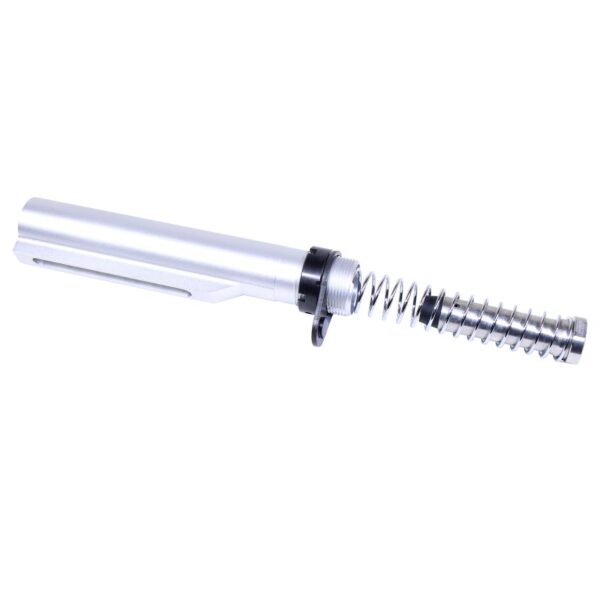 a metal screwdriver with a white background